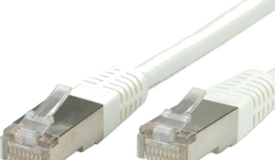 Value Rj 45 Cat6 S/Ftp S Stp Hvit 2 M