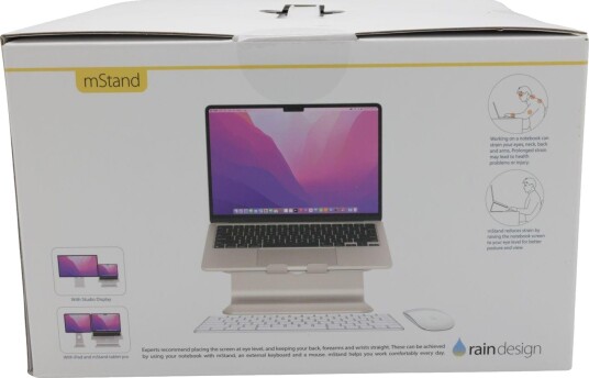 Rain Design mStand Laptopstativ Aluminium Starlight Rain Design mStand Laptopstativ Aluminium Starlight