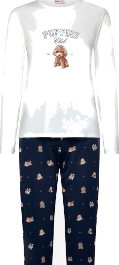 Etam Ruby   3 Pieces Pyjama   BLUE   XL