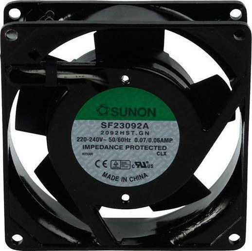 Sunon 230V Vifte 92mm 36dB