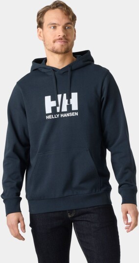 Helly Hansen HH Logo Hoodie Herre Marineblå 2xl