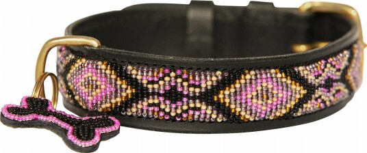 Kampuni Handmade Dog Collar Ombima - Pink (Mini)