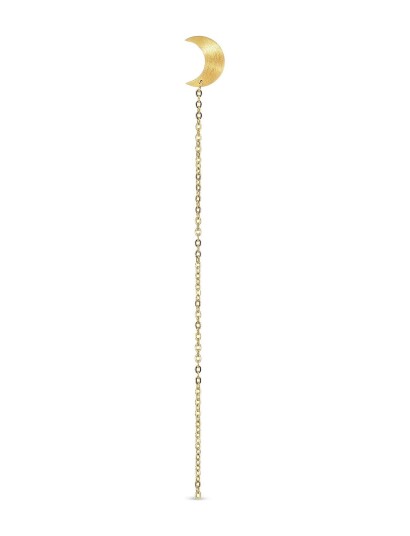 Jane Koenig Half Moon Chain Stud Gold LEFT Jane Koenig Half Moon Chain Stud Gold LEFT
