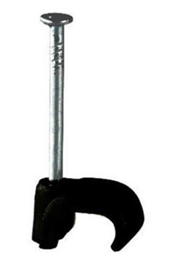 Gelia 050000620 Ledningsholder 3 x 5 mm, oval, 20-pakning Svart