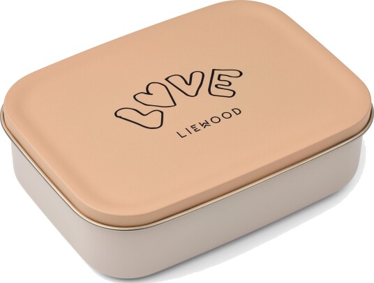 Liewood Nina Stainless Steel Lunchbox   Silver   ONE SIZE