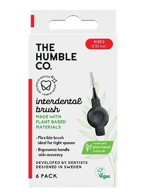 Humble Interdental Brush Rød size2