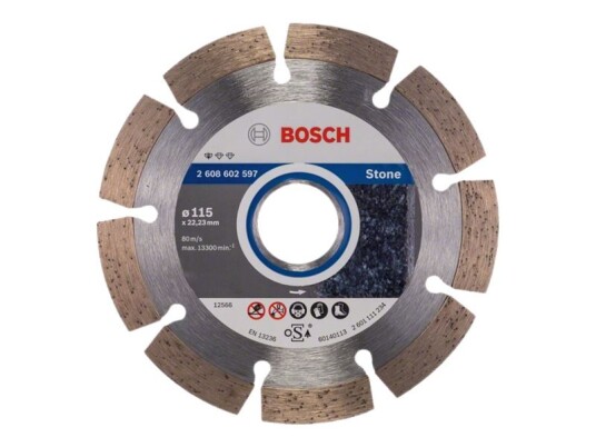 Bosch Standard For Stone - Diamantskjæreplate - For Stein, Granitt - 115 Mm Bosch Standard For Stone - Diamantskjæreplate - For Stein, Granitt - 115 Mm