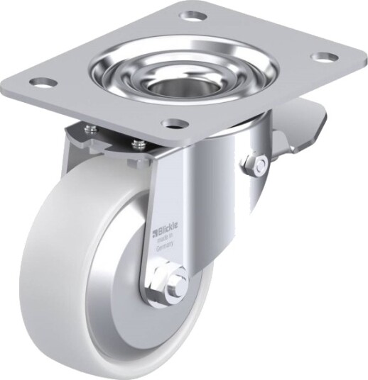 Blickle 750228 Lk-Po 100G-3-St-Fa Styrehjul Med Brems Hjuldiameter: 100 Mm Bæreevne (Maks.): 280 Kg 1 Stk Blickle 750228 Lk-Po 100G-3-St-Fa Styrehjul Med Brems Hjuldiameter: 100 Mm Bæreevne (Maks.): 280 Kg 1 Stk