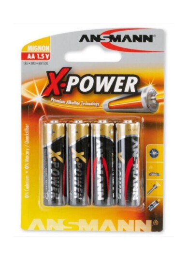 Batterier AA 4 pk X-Power