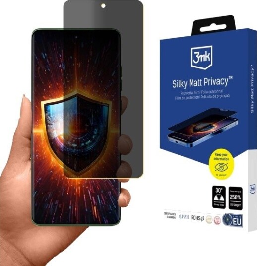3Mk Silky Matt Personvern-Beskyttelsesfilm Til Motorola Edge 60