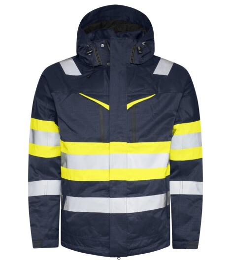 ProJob 6454 Funksjonsjakke En Iso 20471 Klasse 1 Navy blue/yellow S