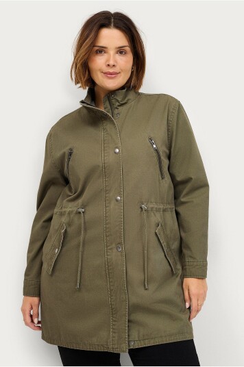 Ellos Plus collection Parka Maja Grønn