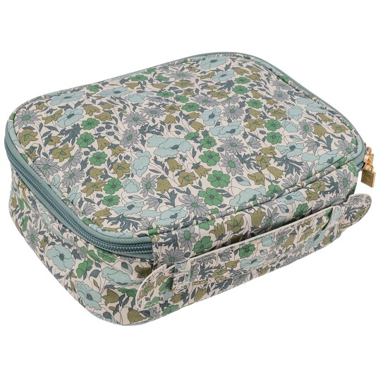Bon Dep Soft Beauty Bag MW Liberty Poppy And Daisy Teal