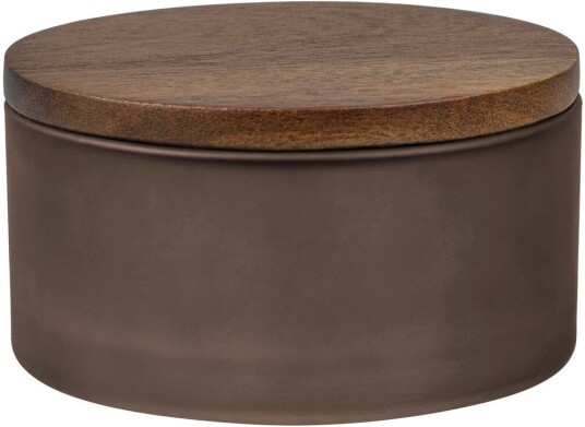Mette Ditmer Modest krukke med lokk Ø10,5 cm Walnut