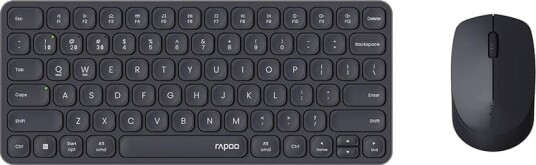 RAPOO tastatur/mussett 9010M trådløs multimodus svart RAPOO tastatur/mussett 9010M trådløs multimodus svart