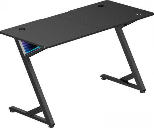 Maxmount Infinityglow Gaming Skrivebord 136x60 Svart