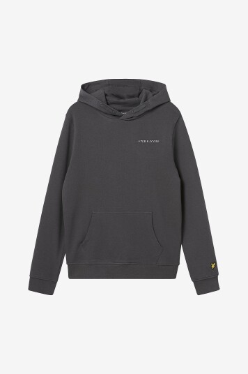 Lyle & Scott Hettegenser Script Embroidered Hoodie Grå