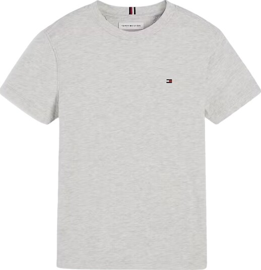 Tommy Hilfiger T-skjorte - Grey Heather - Tommy Hilfiger - 1 år (80) - T-skjorte - Grå