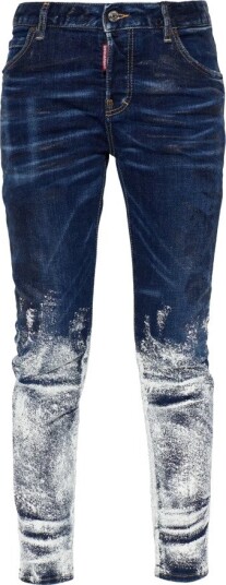 Dsquared2 Dame Jeans Blå 4XS,