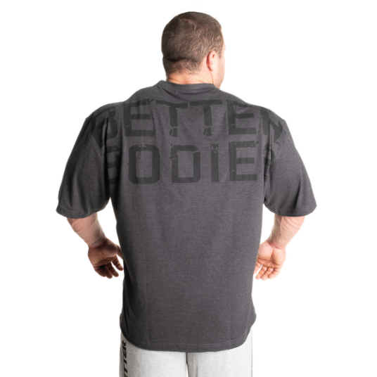 Better Bodies Union Iron Tee Dark Grey Melange / L Better Bodies Union Iron Tee Dark Grey Melange / L