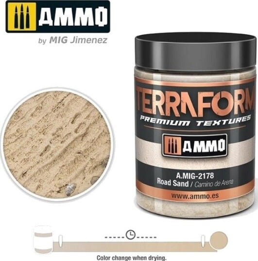 Vallejo Ammo: Terraform Premium Textures Road Sand Vallejo Ammo: Terraform Premium Textures Road Sand