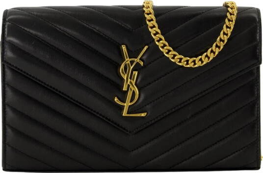 Saint Laurent Dame Vesker Svart ONE SIZE,