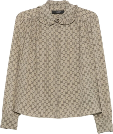 Gucci Dame Bluser & Skjorter Beige S, Gucci Dame Bluser & Skjorter Beige S,