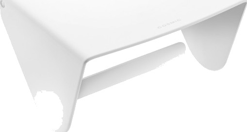 kosmisk papirholder med lokk white 13x11.5x11.5 cm