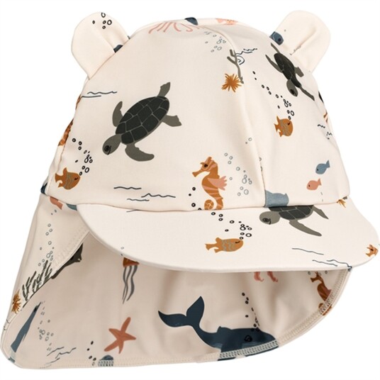 Liewood Senia Solhatt Sea Creature/Sandy 6-9 mdr
