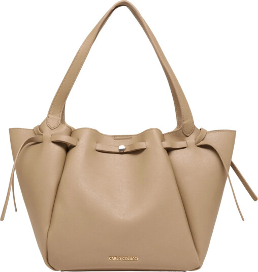 Carlo Colucci Dame Vesker Beige ONE SIZE, Carlo Colucci Dame Vesker Beige ONE SIZE,