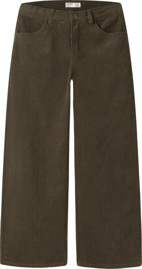 Name It Nkfrose X Wide Cord Pants 2009 Cy OLIVE NIGHT 146
