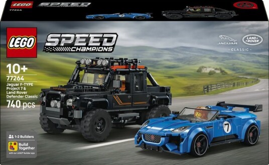 LEGO Speed Champions – 77264 – Jaguar Project 7 og Land Rover Defender