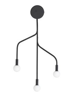 Normann Copenhagen Growth Vegglampe Sort