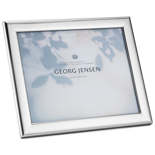 Georg Jensen Modern fotoramme, rustfritt stål, 10 cm x 12 cm