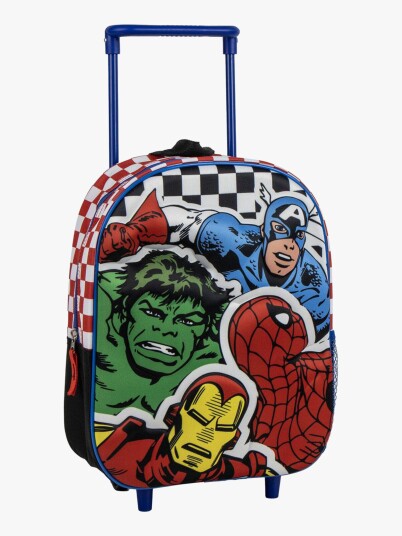 Marvel Avengers 3D Trolley Trillekoffert, Checkered