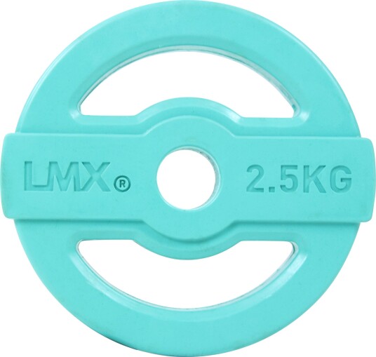 LMX. Studio Bodypump Vektskive 2,5 kg Blå