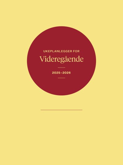 Ukeplanlegger Videregående 2025 2026 Ukeplanlegger Videregående 2025 2026