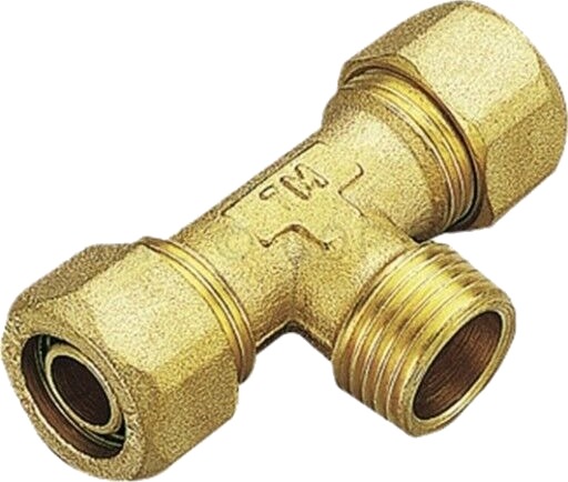 5 stk Pex t-stykke 22 x 1/2" x 22 mm 22 x 1/2 x 22 mm