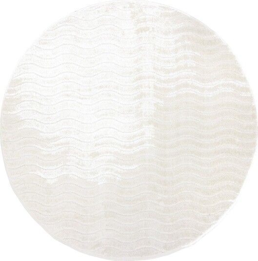Runde tepper Indoor/Outdoor Baltimore cream Størrelse: Ø 160 cm