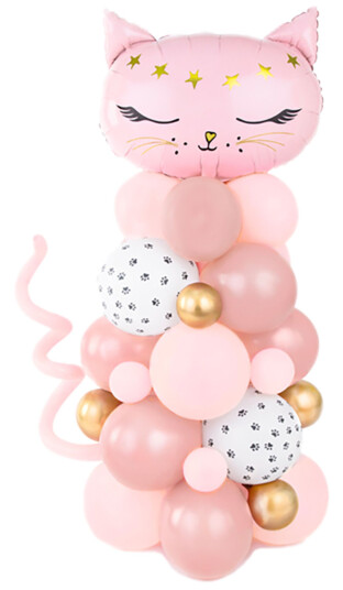 PartyDeco DIY Ballongfigur Katt Rosa PartyDeco DIY Ballongfigur Katt Rosa