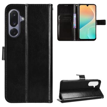 Samsung Galaxy M36 Lommebokveske med Stativ   Svart