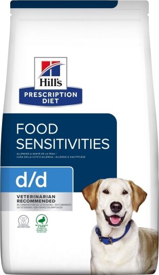 Hill's Prescription Diet d/d Tørrfôr til Hund med And og Ris 12 kg for Mageproblemer