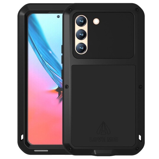 Love Mei Samsung Galaxy S22 Deksel Powerful Case Svart Love Mei Samsung Galaxy S22 Deksel Powerful Case Svart