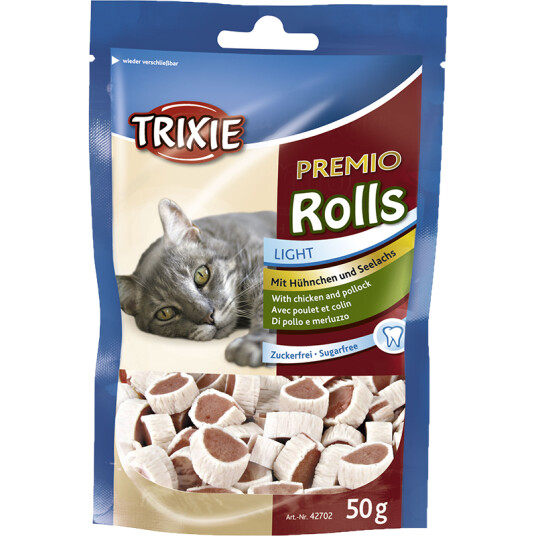 Trixie Premio Kylling og Fisk Ruller Kattemat 50 g Trixie Premio Kylling og Fisk Ruller Kattemat 50 g