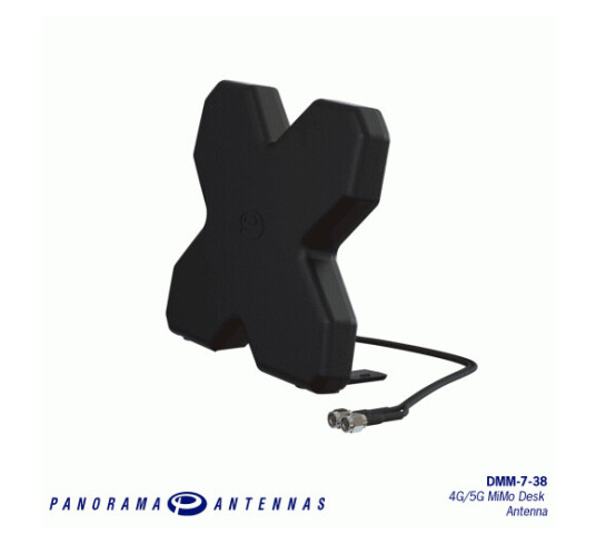 PANORAMA ANTENNAS DMM-7-38-2SP - Antenna - cellular - 4 dBi - window desk-mountable laptop - black PANORAMA ANTENNAS DMM-7-38-2SP - Antenna - cellular - 4 dBi - window desk-mountable laptop - black