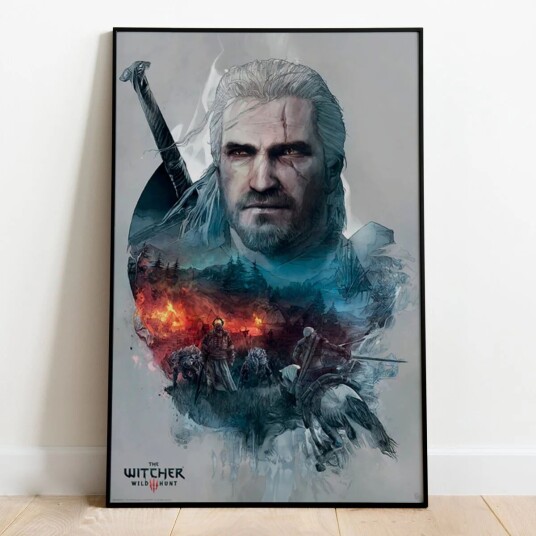 The Witcher Plakat Geralt - 91,5 x 61 cm