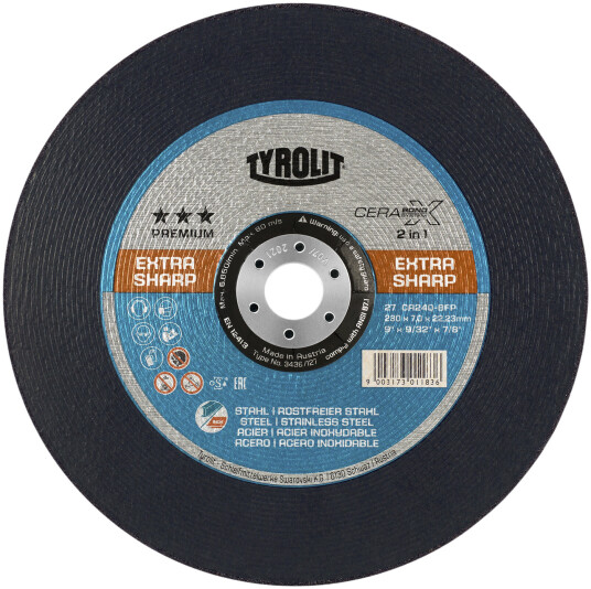 Skrubbskive Premium 27E ø178Ã7 CA24Q-BFP