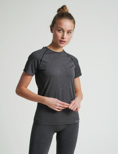 Hummel Hmlci Seamless T-Shirt - Brown - L Hummel Hmlci Seamless T-Shirt - Brown - L