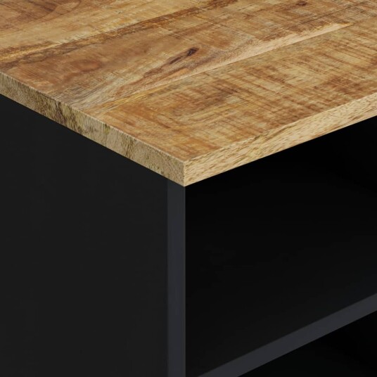 vidaXL TV-benk 100x33x46 cm heltre mango og konstruert tre
