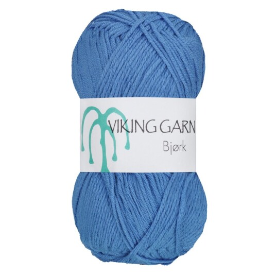 Bjørk 50 g Blå 523 Viking Garn Bjørk 50 g Blå 523 Viking Garn